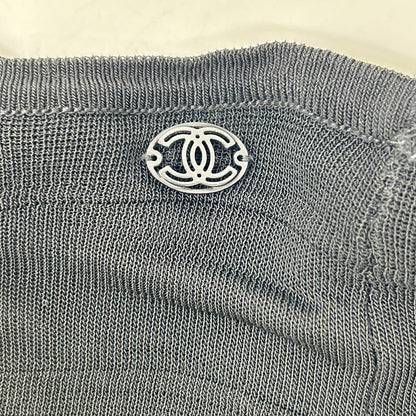 Chanel Black Rayon Skirt 38 — view 7