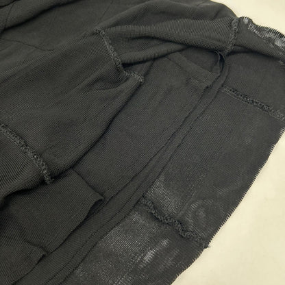 Chanel Black Rayon Skirt 38 — view 8