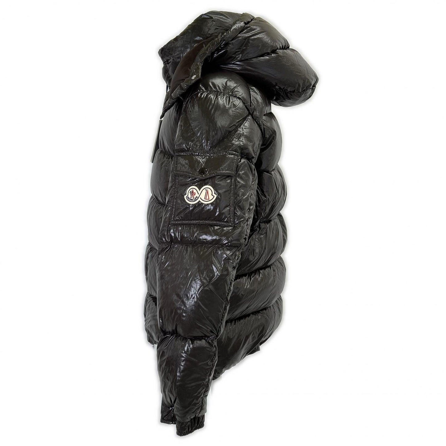 Moncler Anniversary Maya 70 Hand Gradation Hooded Down Jacket — view 3