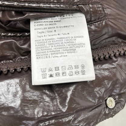 Moncler Anniversary Maya 70 Hand Gradation Hooded Down Jacket — view 8