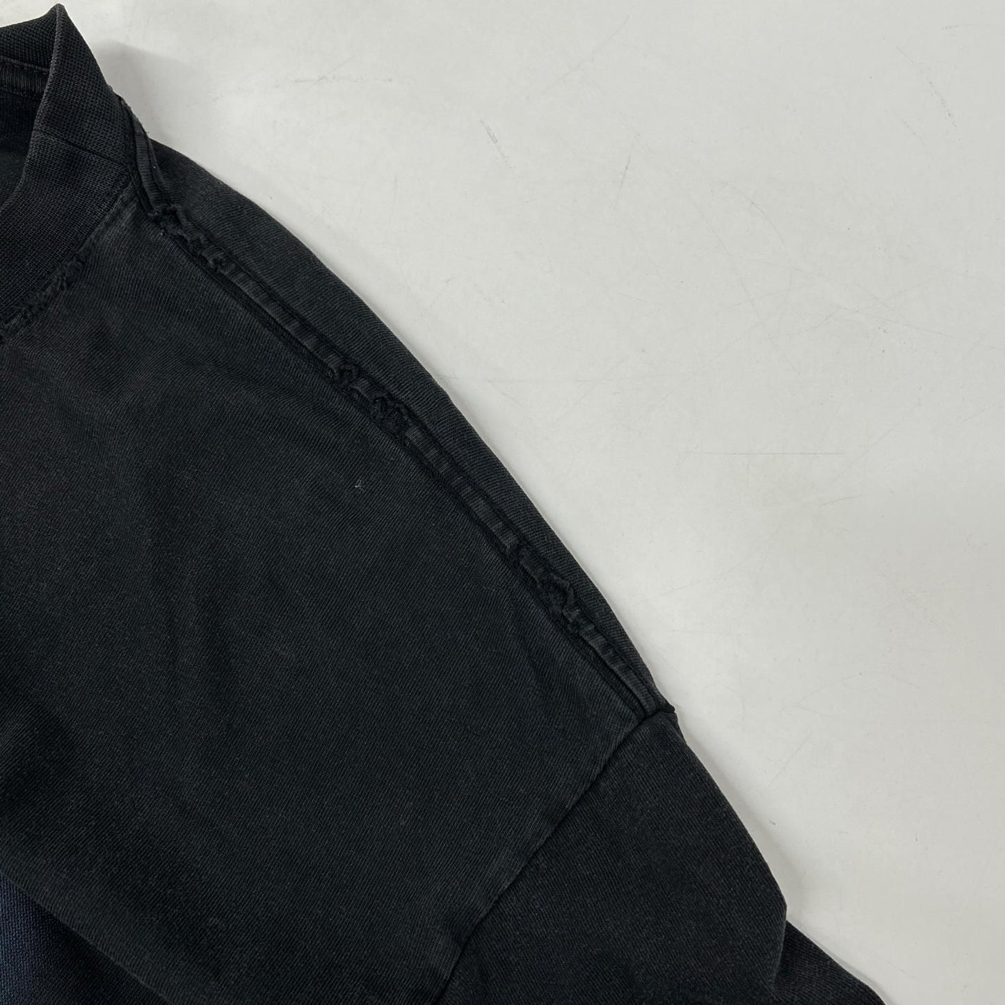 Balenciaga Xrammstein Distressed Short Sleeve T-Shirt — view 6