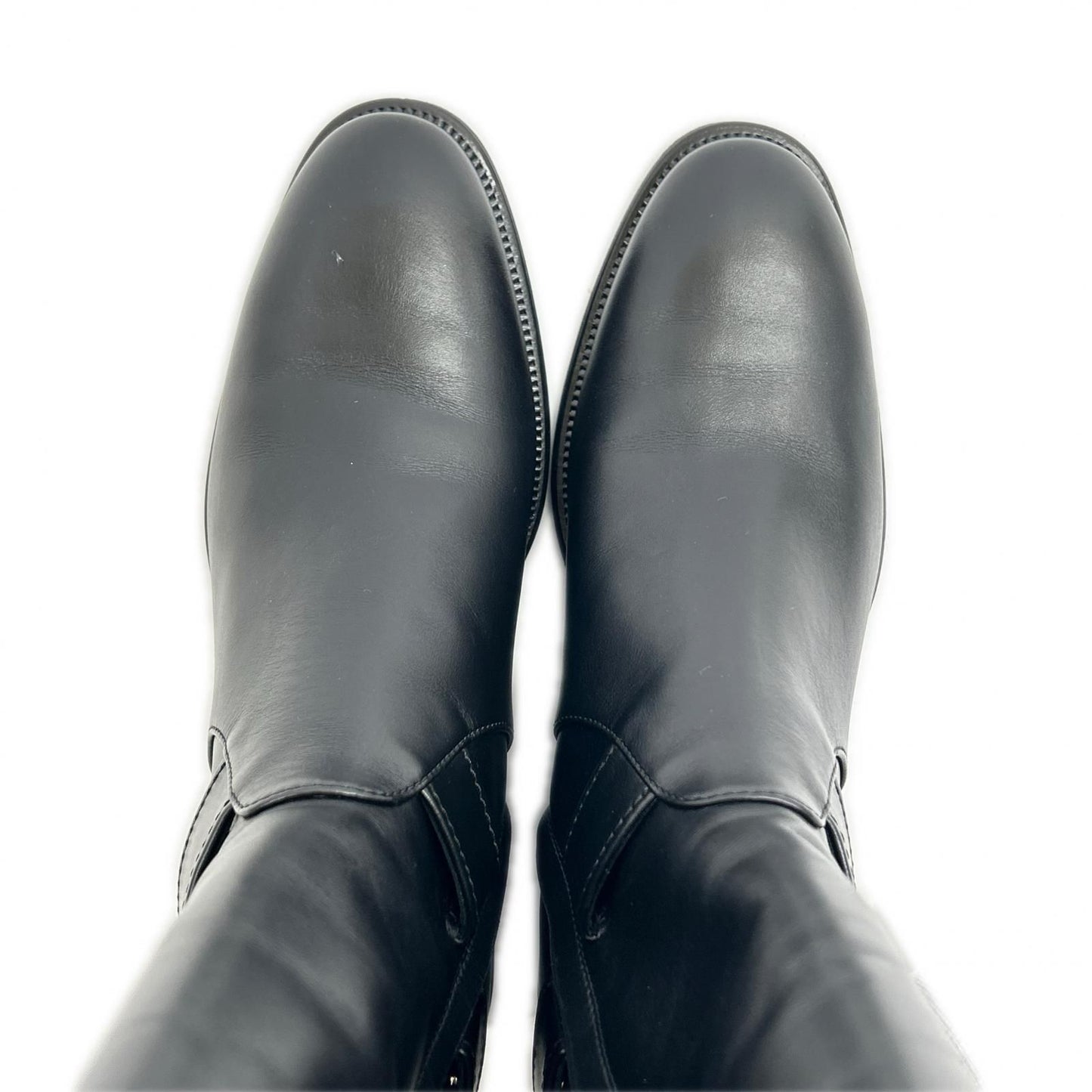 Chanel CC Logo Chain Long Boots 39c — view 5