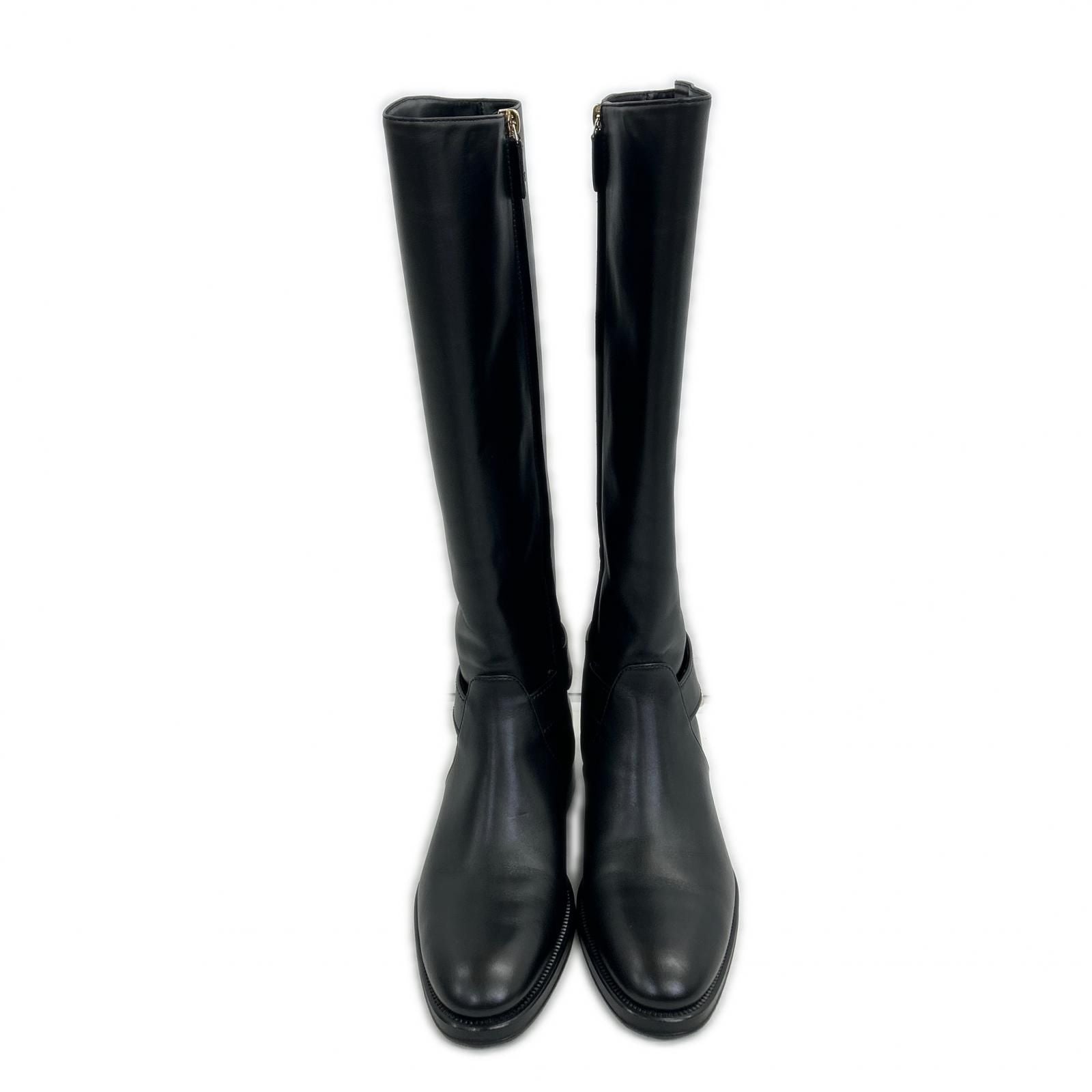 Chanel CC Logo Chain Long Boots 39c — view 4