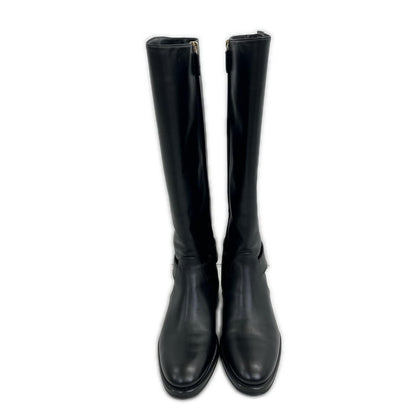 Chanel CC Logo Chain Long Boots 39c — view 4