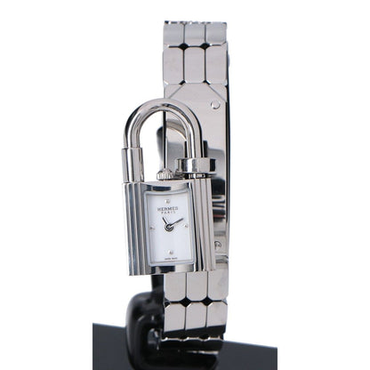 Hermes Kelly Watch Mini Spark Ring White Lacquer Dial Quartz — view 2