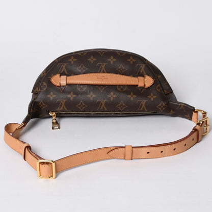 Louis Vuitton Bum Bag MM Brown Monogram Canvas Leather Gold — view 2
