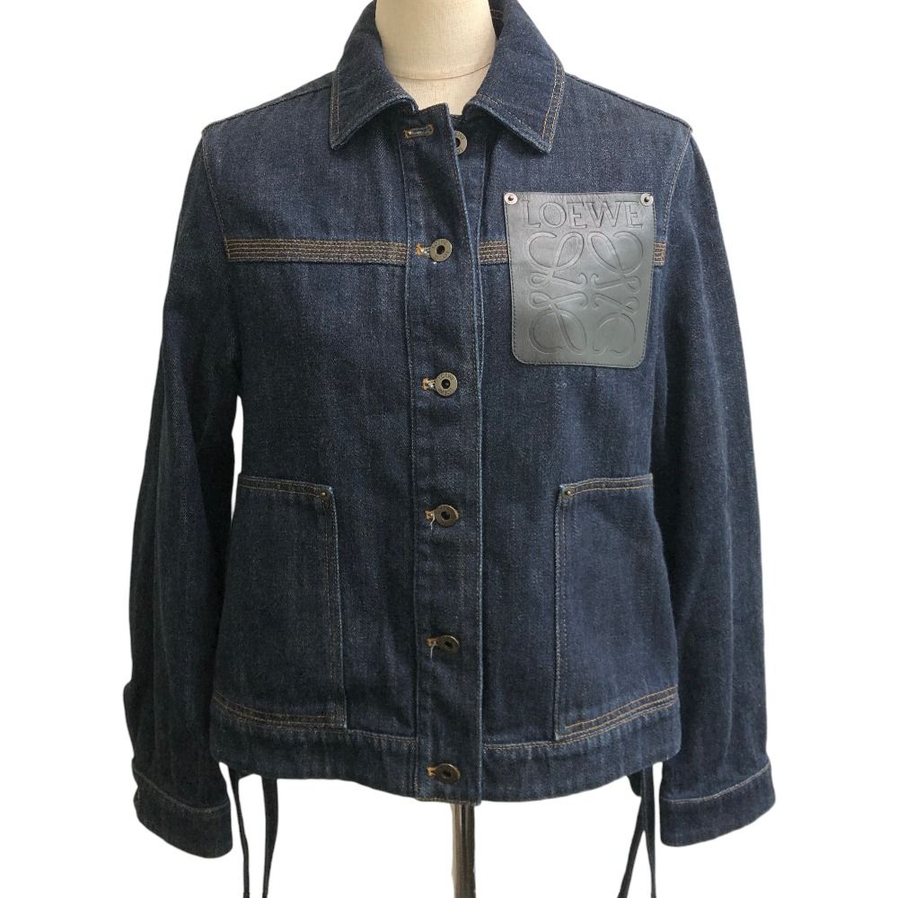 Loewe Jacket Workwear Denim Cotton Blue