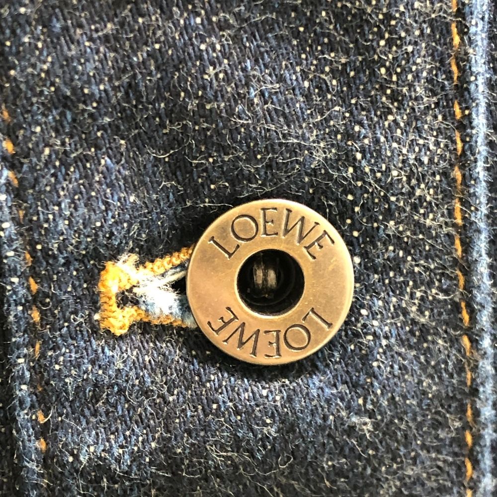 Loewe Jacket Workwear Denim Cotton Blue — view 6