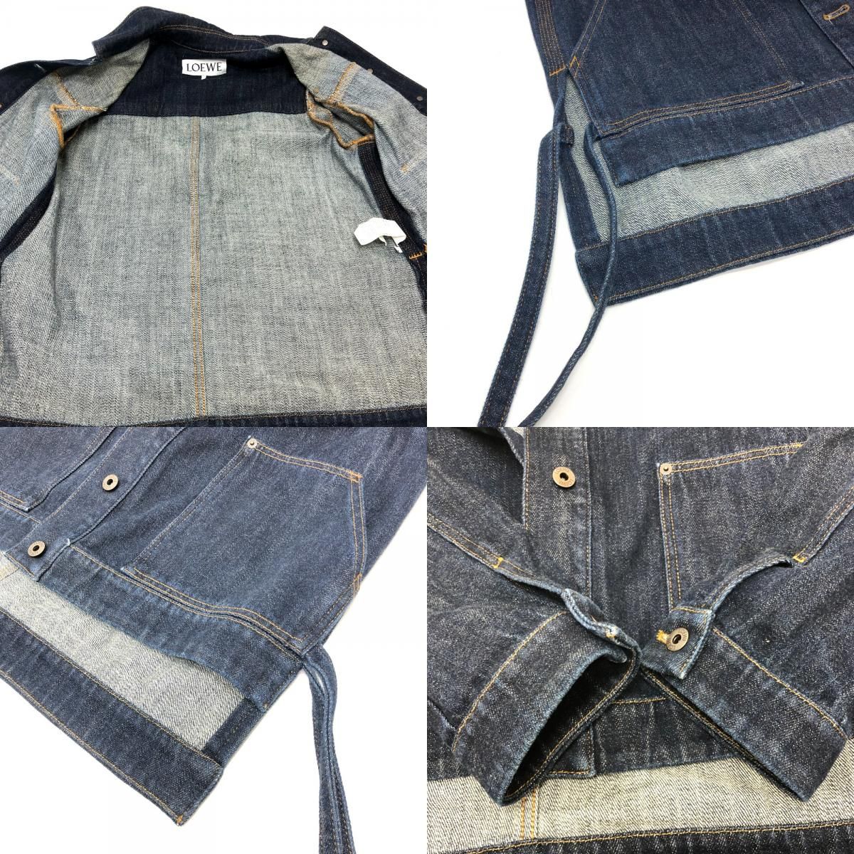 Loewe Jacket Workwear Denim Cotton Blue — view 9