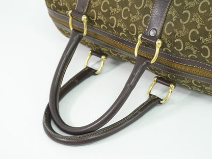 Celine C Sulky Mini Boston Bag Canvas Brown — view 4