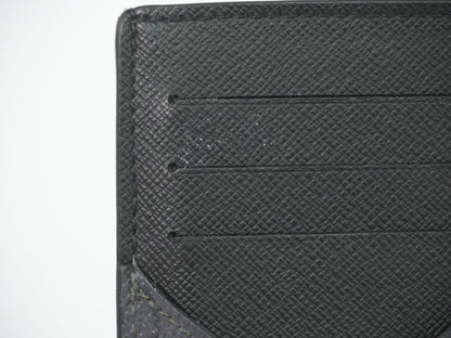 Louis Vuitton LV Coin Card Holder Monogram Eclipse Black Gray — view 7
