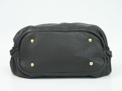 Louis Vuitton LV Mahina XL Leather Shoulder Bag Noir Black — view 3