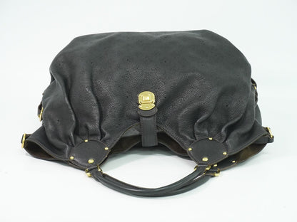 Louis Vuitton LV Mahina XL Leather Shoulder Bag Noir Black — view 5