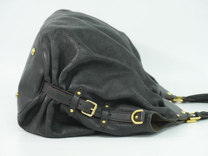 Louis Vuitton LV Mahina XL Leather Shoulder Bag Noir Black — view 4