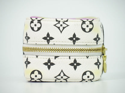 Louis Vuitton LV Porte-Monnaie Cube Monogram Giant Pouch White Purple — view 5
