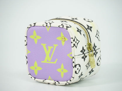 Louis Vuitton LV Porte-Monnaie Cube Monogram Giant Pouch White Purple — view 2