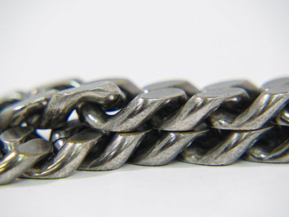 Fendi FF Logo Chain Bracelet Bangle Metal Silver — view 3