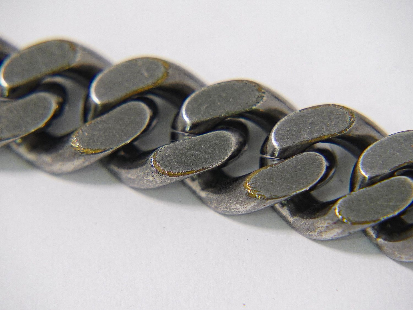 Fendi FF Logo Chain Bracelet Bangle Metal Silver — view 2