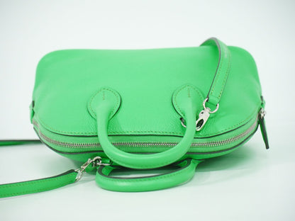 Hermes Bolide Mini 2-Way Shoulder Bag Leather Green — view 5