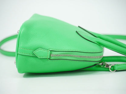 Hermes Bolide Mini 2-Way Shoulder Bag Leather Green — view 4