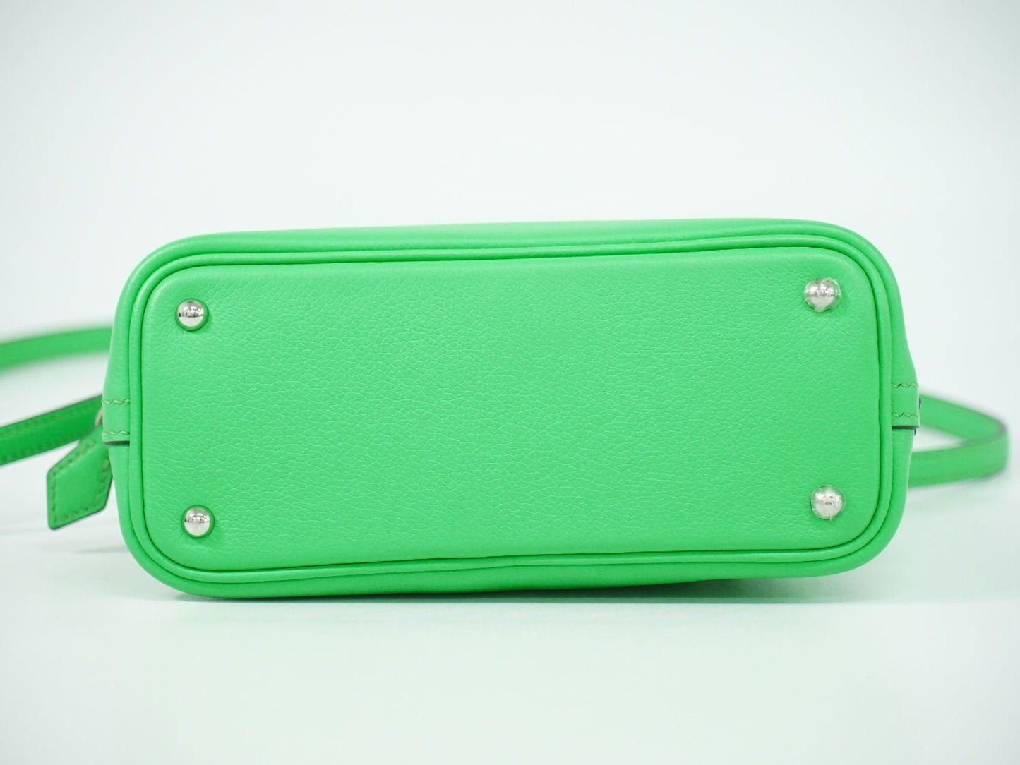 Hermes Bolide Mini 2-Way Shoulder Bag Leather Green — view 3