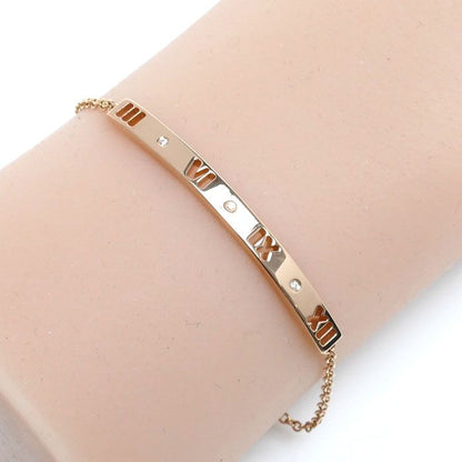 Tiffany & Co 18k Pink Gold Atlas Bracelet Diamond — view 4
