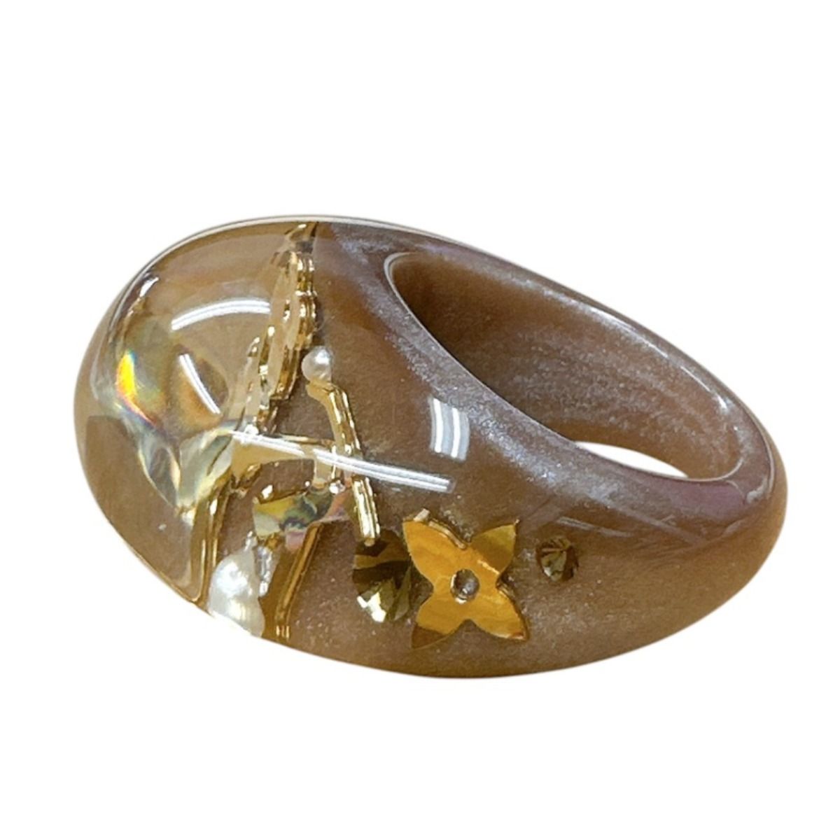 Louis Vuitton M Ring Bar Ankle John Brown Gold — view 4