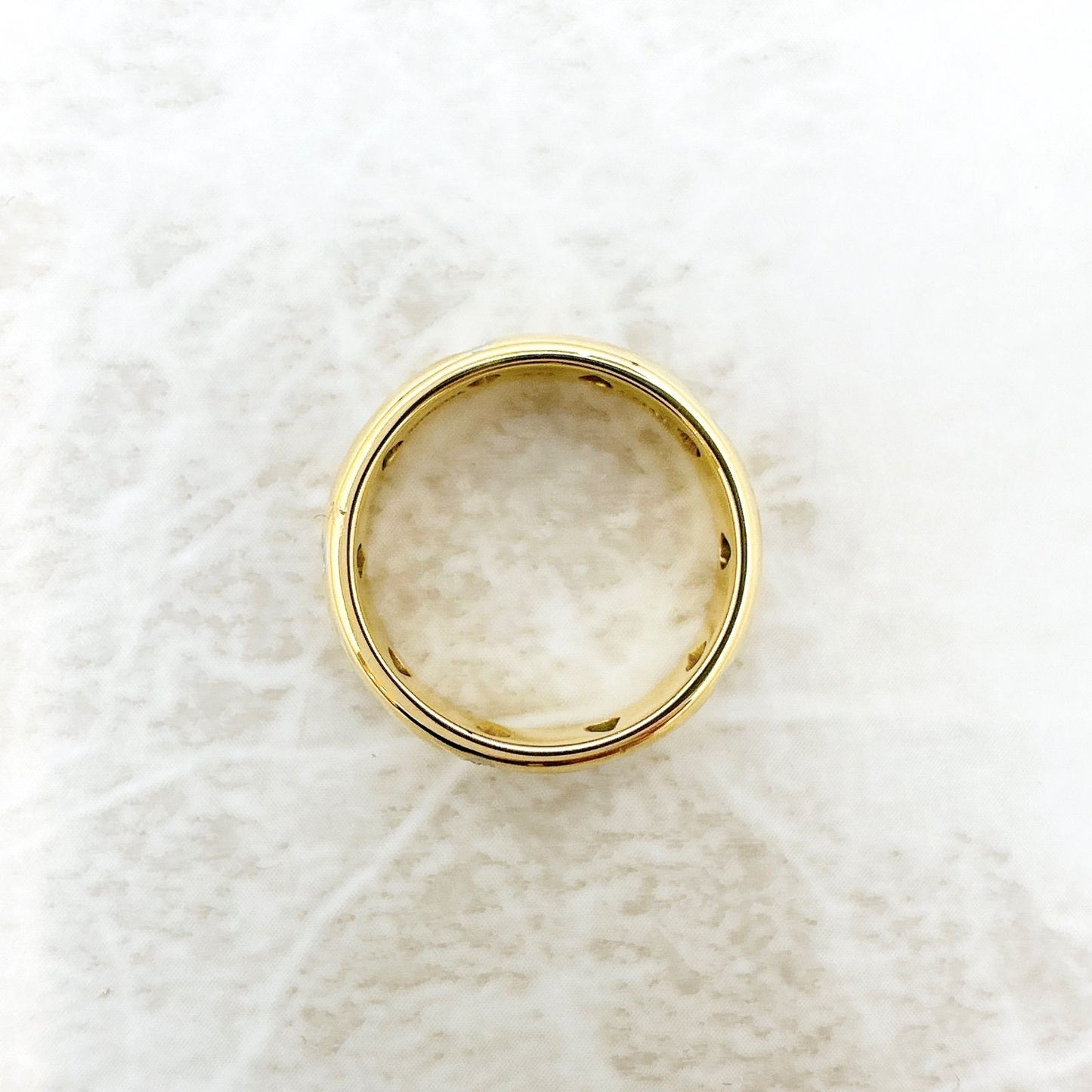 Tiffany & Co Dots Diamond Platinum Yellow Gold Ring — view 4