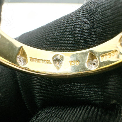 Tiffany & Co Dots Diamond Platinum Yellow Gold Ring — view 5