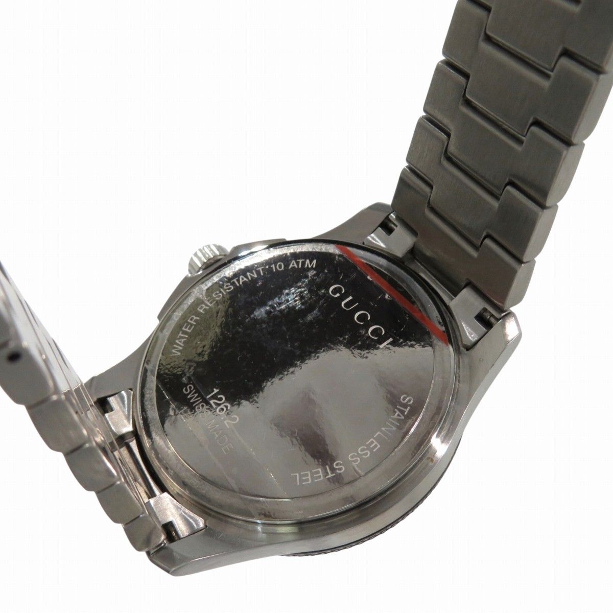 Gucci Timeless Diver Watch SS Quartz Black Dial — view 5