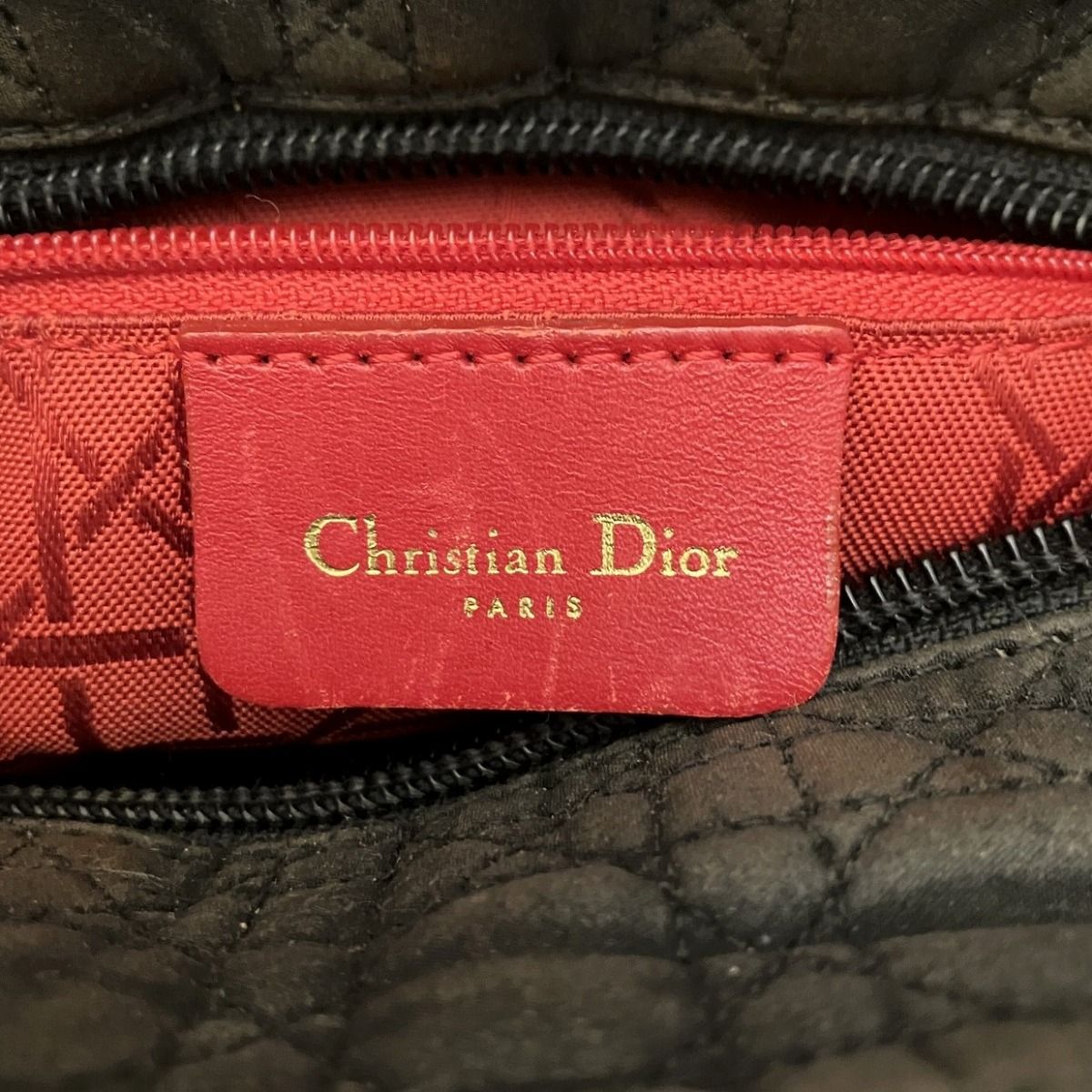 Dior Cannage Handbag Nylon — view 4