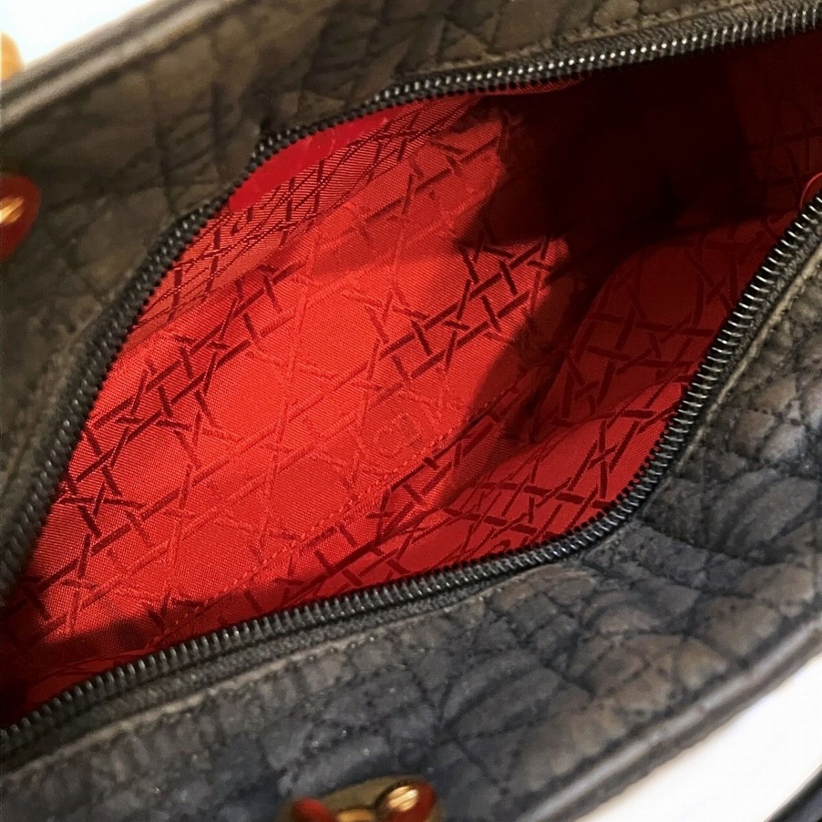 Dior Cannage Handbag Nylon — view 5