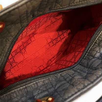Dior Cannage Handbag Nylon — view 5