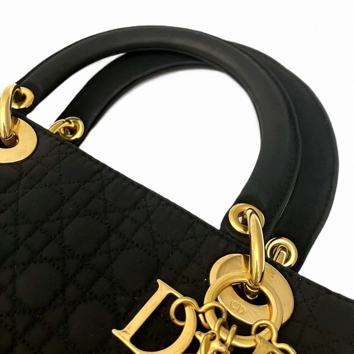 Dior Cannage Handbag Nylon — view 7