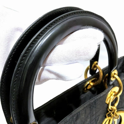 Dior Cannage Handbag Nylon — view 9