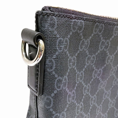 Gucci GG Supreme Shoulder Bag Leather Canvas — view 8