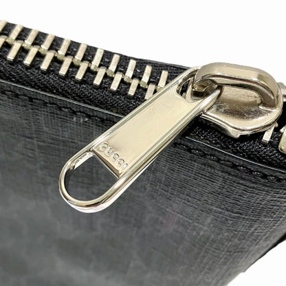 Gucci GG Supreme Shoulder Bag Leather Canvas — view 7