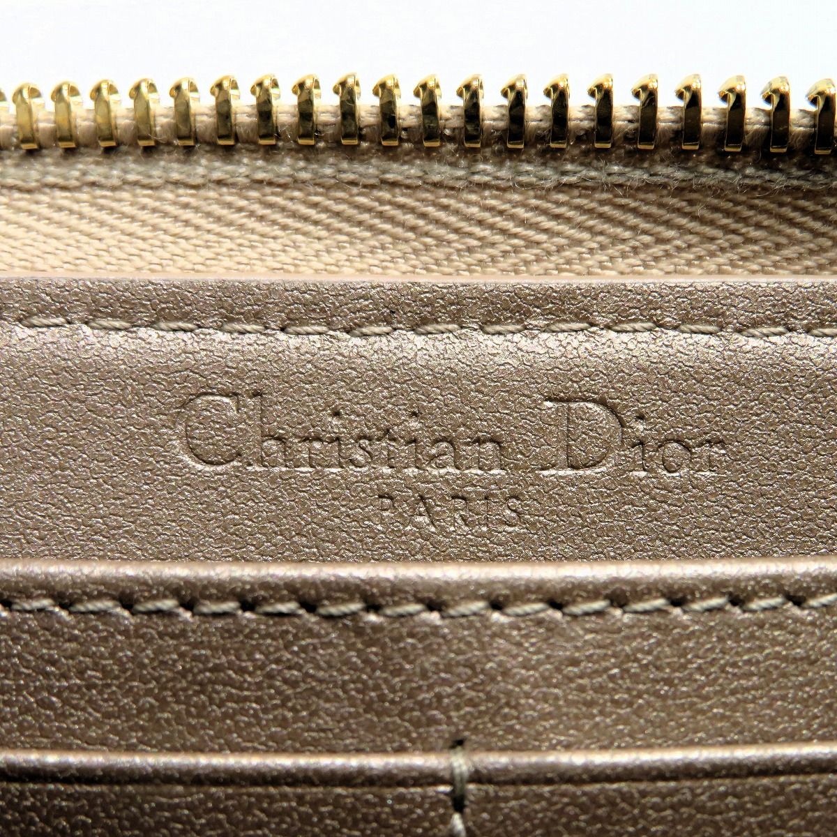 Dior Voyageur Cannage Wallet Leather — view 4