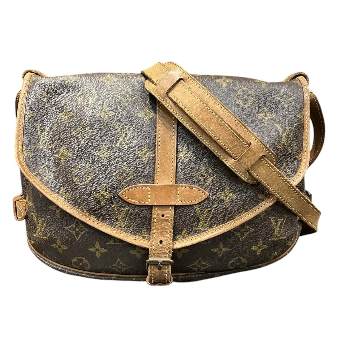 Louis Vuitton Saumur 30 Monogram Shoulder Bag Leather