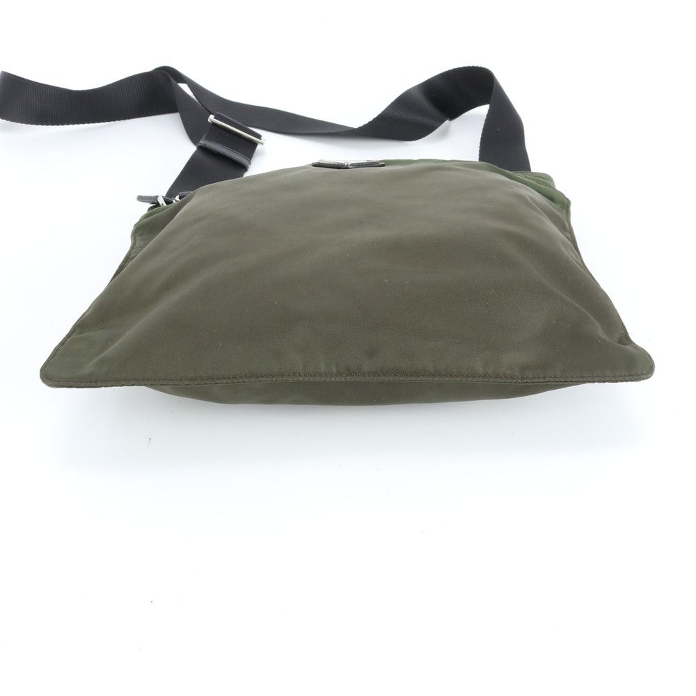 Prada Tessuto Nylon Triangle Logo Shoulder Bag Crossbody Messenger Business Rem — view 6