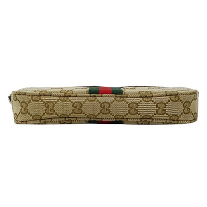 Gucci Shoulder Bag 2-Way Lunetta GG Supreme Beige Brown Small — view 3