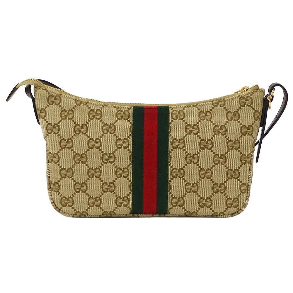 Gucci Shoulder Bag 2-Way Lunetta GG Supreme Beige Brown Small — view 2