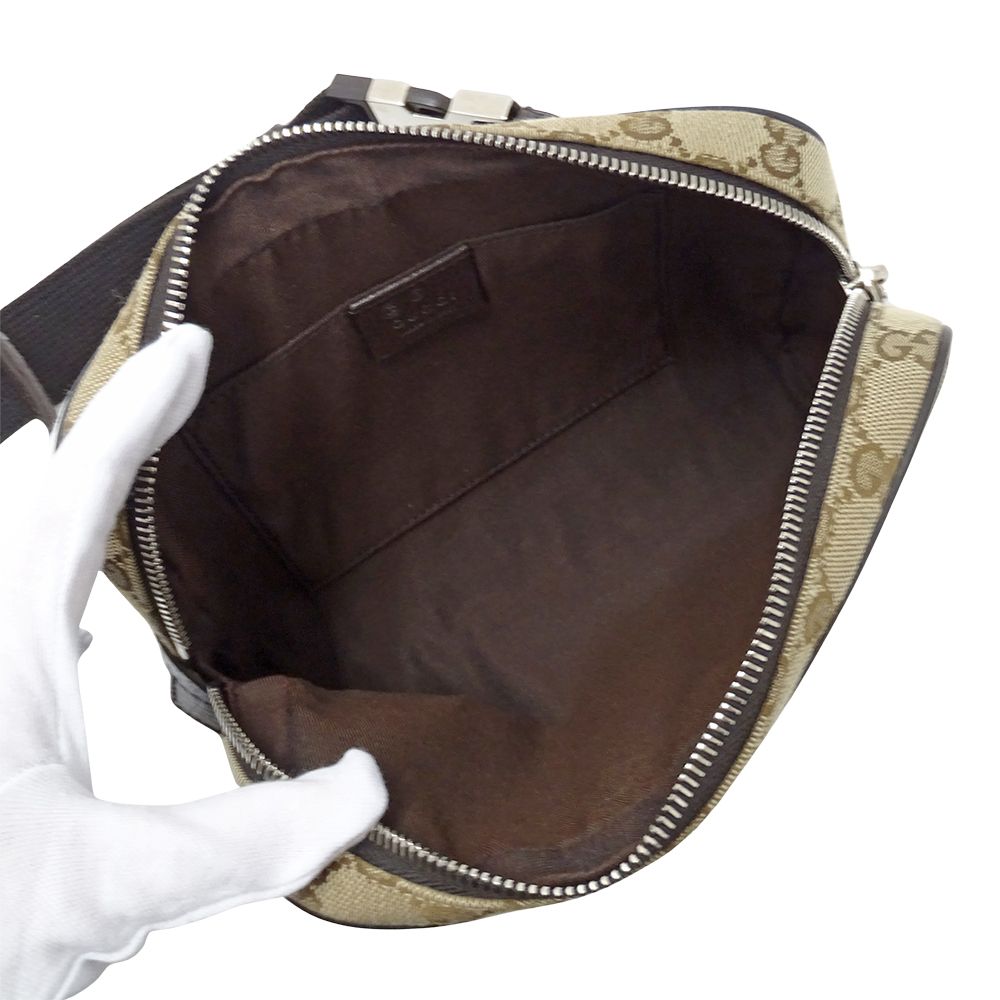 Gucci Belt Bag GG Supreme Beige Brown — view 5