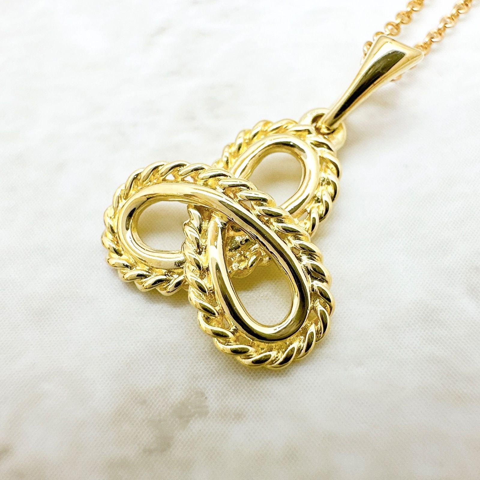 Tiffany & Co Twist Narrow Yellow Gold Necklace 46.5 cm — view 3