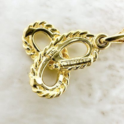 Tiffany & Co Twist Narrow Yellow Gold Necklace 46.5 cm — view 4