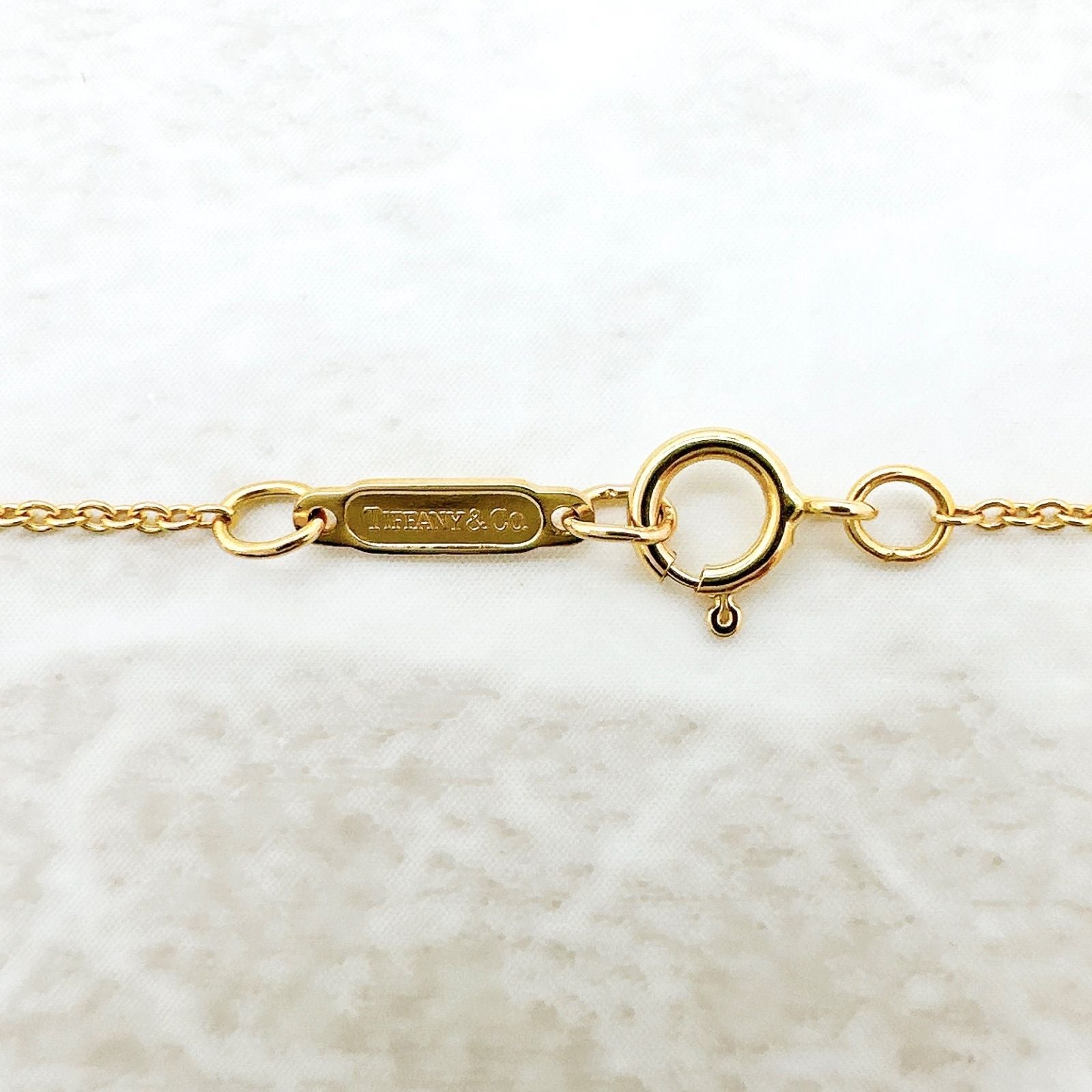 Tiffany & Co Twist Narrow Yellow Gold Necklace 46.5 cm — view 5