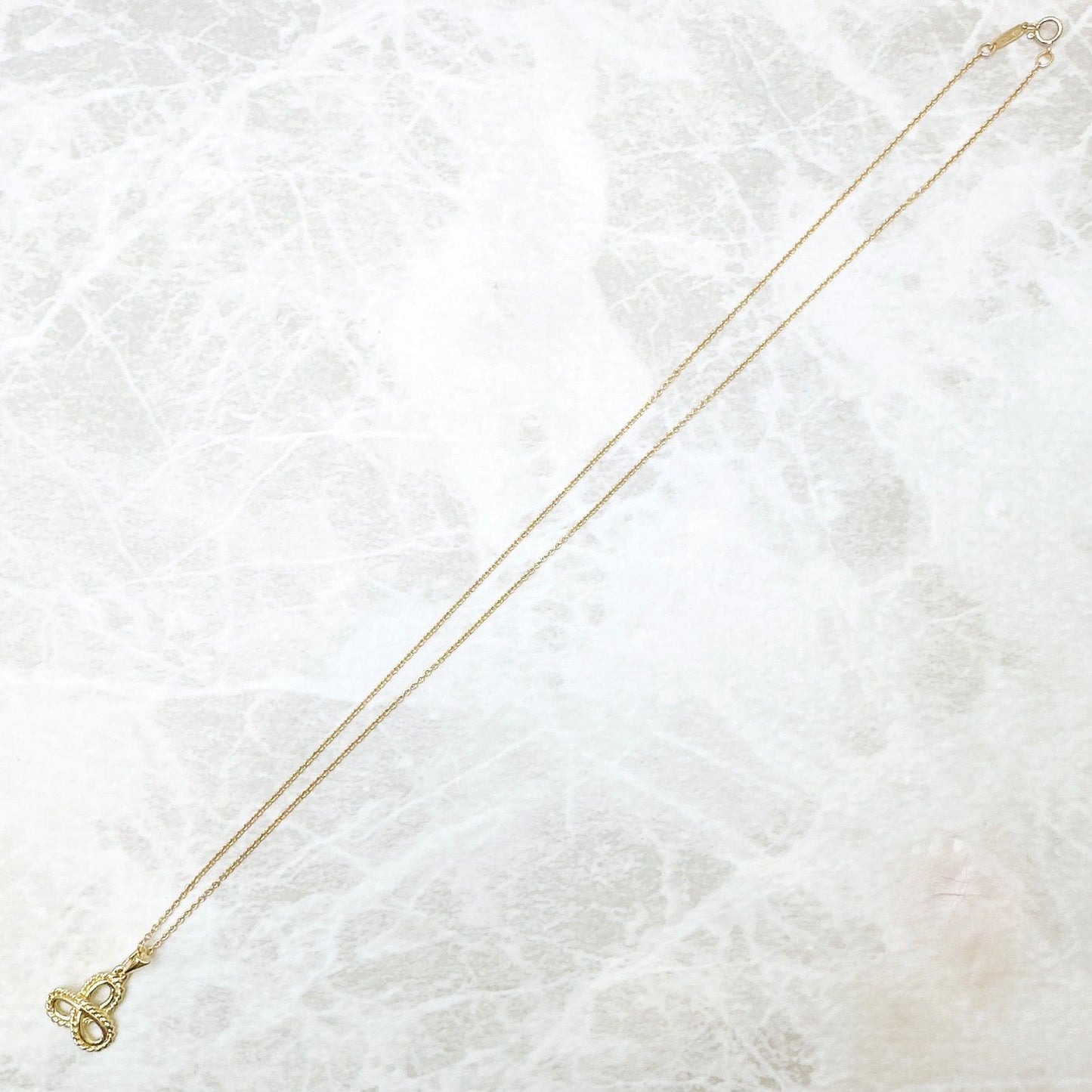 Tiffany & Co Twist Narrow Yellow Gold Necklace 46.5 cm — view 2