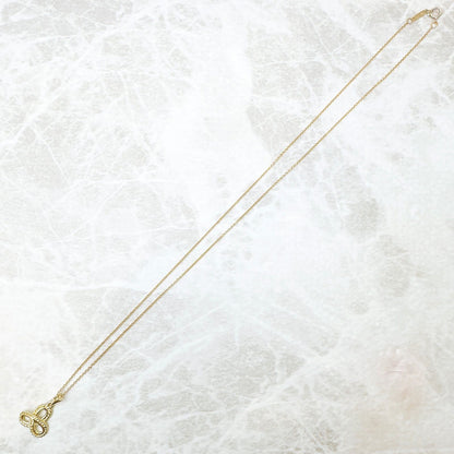 Tiffany & Co Twist Narrow Yellow Gold Necklace 46.5 cm — view 2