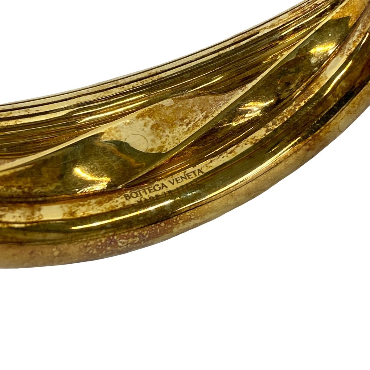 Bottega Veneta Bangle Gold Bracelet — view 4
