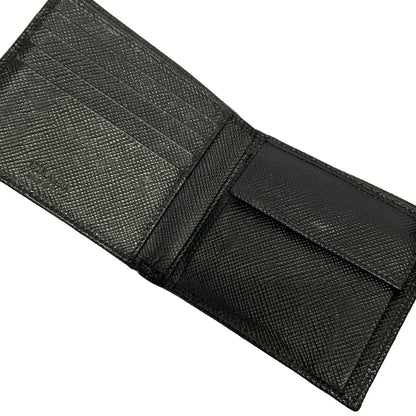 Prada Bifold Wallet Black Leather — view 3